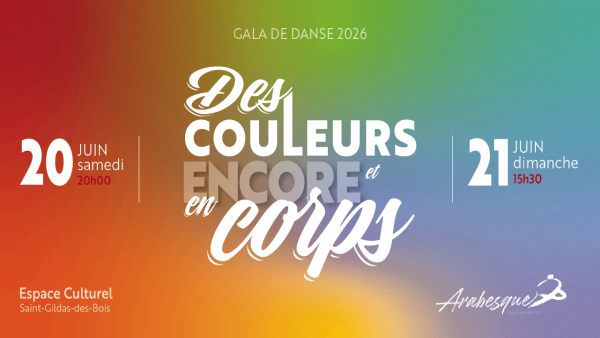 GALA 2026 - REPRÉSENTATION DU DIMANCHE 21 JUIN - 15H30